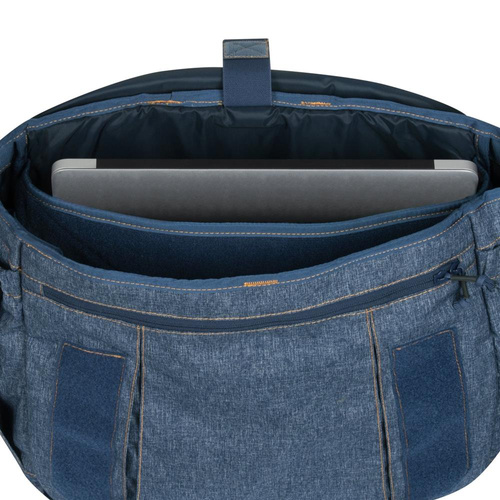 Helikon - Torba Urban Courier Bag Large - Nylon - Czarna / Szary melanż - TB-UCL-NL-M1