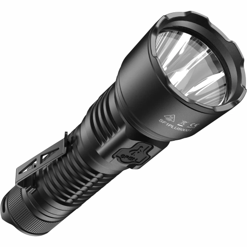 Speras - Latarka taktyczna LED EST PLUS z akumulatorem 3800 mAh - 1600 lm - Czarna - SPERAS PLUS
