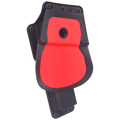 Fobus - Holster 1911 Style: Colt, Springfield, Kimber und Browning Hi-Power - OWB Paddle - Rechts - Schwarz - EMC