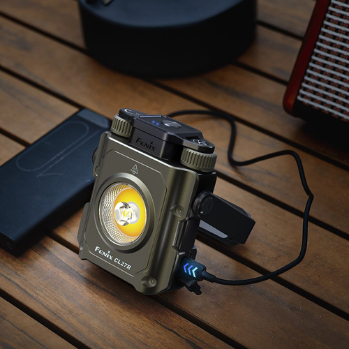 Fenix - CL27R Camping-Taschenlampe mit 5000 mAh Akku - 1600 lm - Blau - CL27R glacier blue