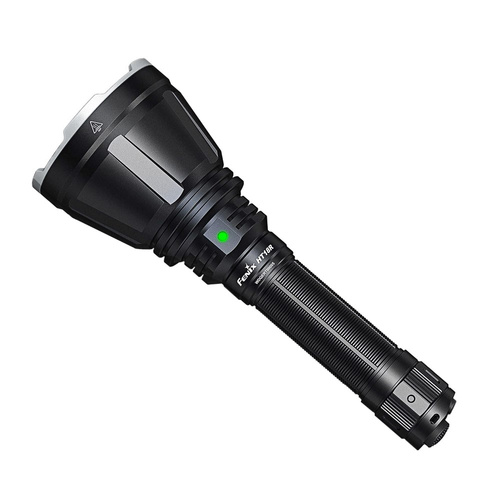 Fenix - Latarka LED HT18R z akumulatorem 5000 mAh - Zestaw - 2800 lm - Czarna - HT18R+ALG-18+AER-05
