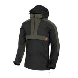 Helikon - Anorak Woodsman® Jacket - Czarny / Taiga Green - KU-WDN-DC-0109A