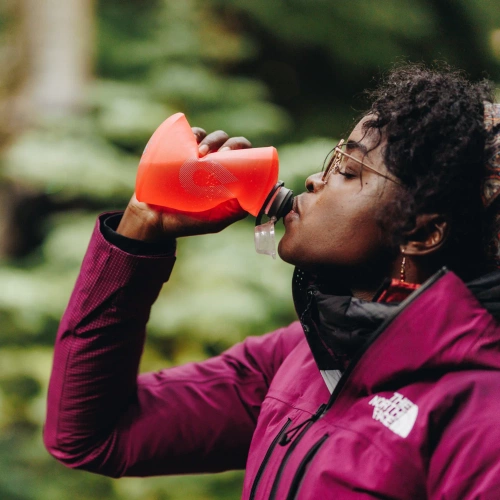 HydraPak - Soft Water Bottle Stow - TPU - 500 ml - Mammoth Grey - GS335M