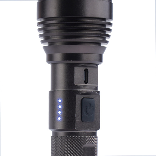 Falcon Eye - Handheld Flashlight Alpha 2000 RC - Strobe - Focus - 2000 lm - Black - FHH0123