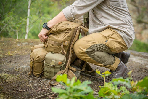 Helikon - Spodnie outdoorowe Hybrid Outback Pants - DuraCanvas - Taiga Green - SP-HOP-DC-09