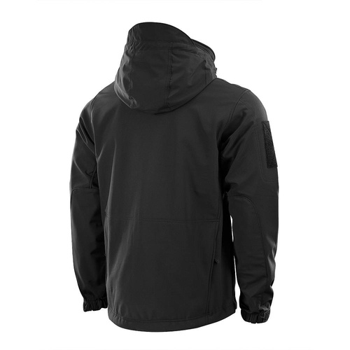 M-Tac - Kurtka wojskowa - Soft Shell - Czarna  - 20201002
