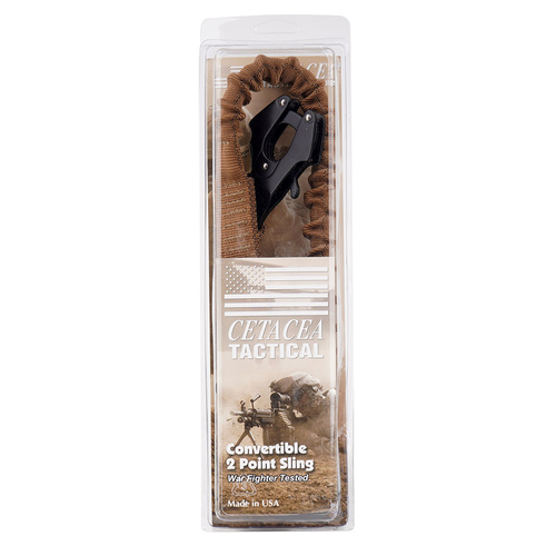 Cetacea Tactical - Operator Retention Lanyard with Frog Buckle - 39.5'' - Coyote Brown - TA-ORLTANGOFROG-COY 