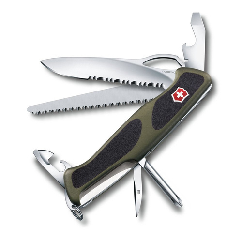Victorinox - Taschenmesser RangerGrip 178 - Grün/Schwarz - 0.9563.MWC4