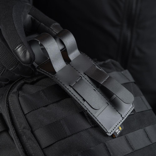 M-Tac - Panel na naszywki na MOLLE - 80 x 135 mm - Czarny - 10122002