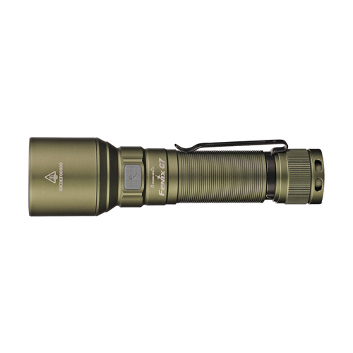Fenix - Hand-Taschenlampe C7 LED - 3000 lm - 55200 cd - Stroboskop - IP68 - Olive Drab - C7STOD