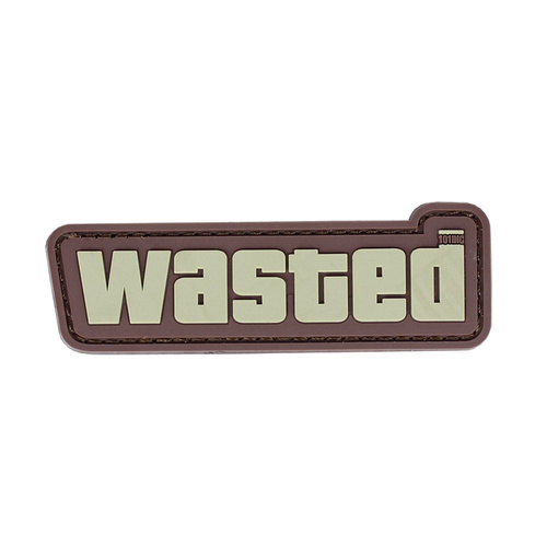 101 Inc. - 3D-Aufnäher - Wasted - Braun