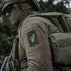 M-Tac - Naszywka morale patch Face of War - Cordura - Czarny/Zielony - 51389201