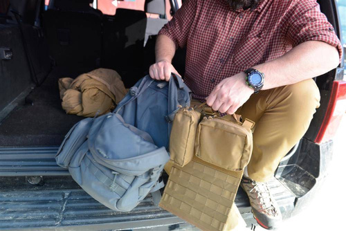 Helikon - Velcro Panel Insert MOLLE Adapter 2 - Cordura - Shadow Grey - IN-MA2-CD-35