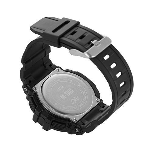 M-Tac - Taktische Uhr mit Kompass 2233 - Schwarz - 50010002
