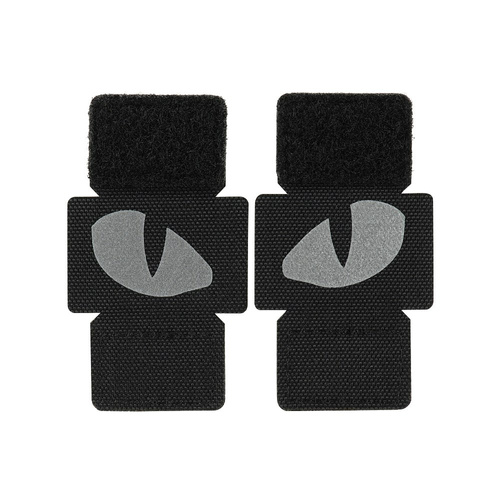 M-Tac - Tiger Eyes Patch - 500D Cordura - Laser Cut - Reflective - Black - 51140299