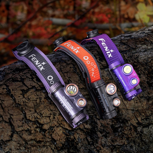 Fenix - Latarka czołowa HM65R-DT - 1500 lm - Ciemnofioletowa - HM65R-DT dark purple