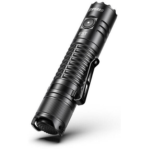 Speras - EST KIT LED Taktische Taschenlampe mit 3100 mAh Akku - 1900 lm - Schwarz - SPERAS EST KIT