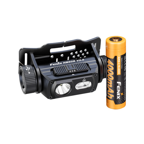 Fenix - Headlamp HM60R V2.0 - 1600 lm - Black - HM60R.11115