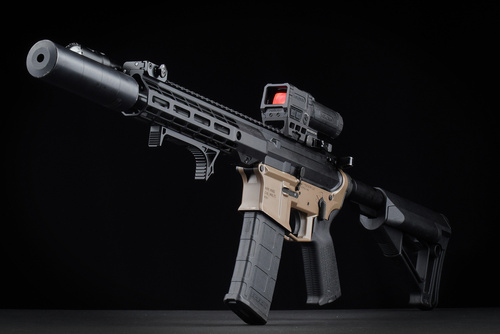 Holosun - AEMS Core Red Dot Sight - 1/3 Co-Witness Mount - AEMS-110101