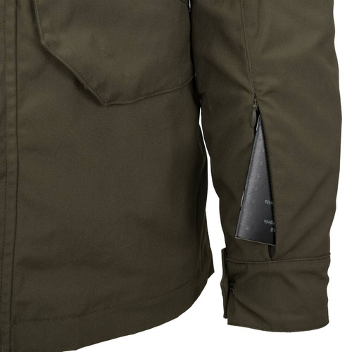 Helikon - Kurtka wojskowa Covert M65 - Earth Brown/Czarna - KU-C65-DC-0A01A