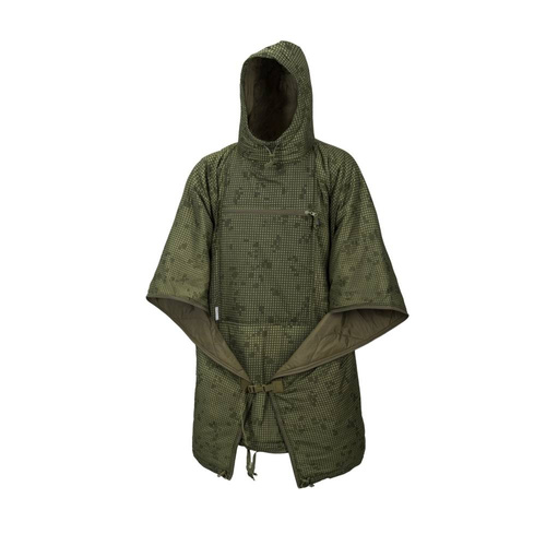 Helikon - Poncho ocieplane Swagman Roll - Windpack - Climashield - Desert Night Camo - PO-SMR-NL-0L