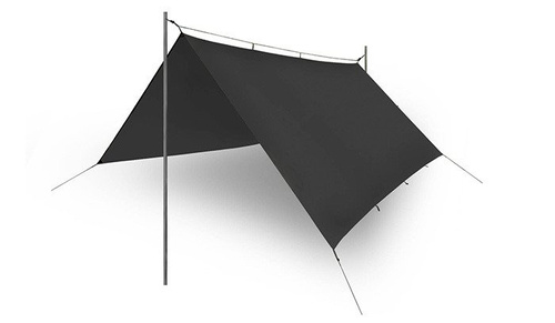 Helikon - Płachta biwakowa Supertarp - 300 x 300 cm - Czarny - PO-STP-PO-01