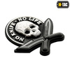 M-Tac - No Knife - No Life 3D PVC Patch - Schwarz / Weiß - 51128236