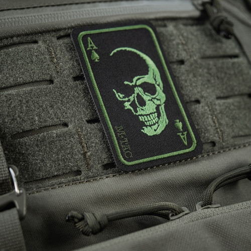 M-Tac - Morale Patch Face of War - Cordura - Black/Green - 51389201