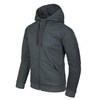 Helikon - Urban Tactical Hoodie® - Fullzip - Poliester - Black / Grey melange - BL-UHF-PO-M1