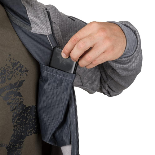 Helikon - Urban Tactical Hoodie - Fullzip - Poliester - Grey melange - BL-UHF-PO-M3