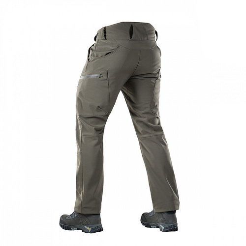 M-Tac - Spodnie Softshell Winter - Oliwkowe - 20306001