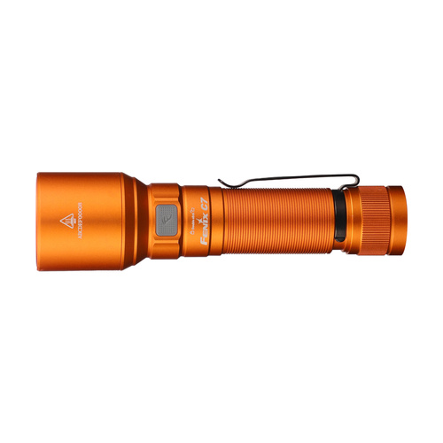 Fenix - Hand-Taschenlampe C7 LED - 3000 lm - 55200 cd - Stroboskop - IP68 - Orange - C7STOR