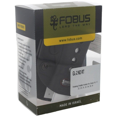 Fobus - Holster für Glock 17, 19, 19X, 22, 23, 31, 32, 34, 35, 45 - Drehbares Paddel - Rechts - GL-2 ND RT