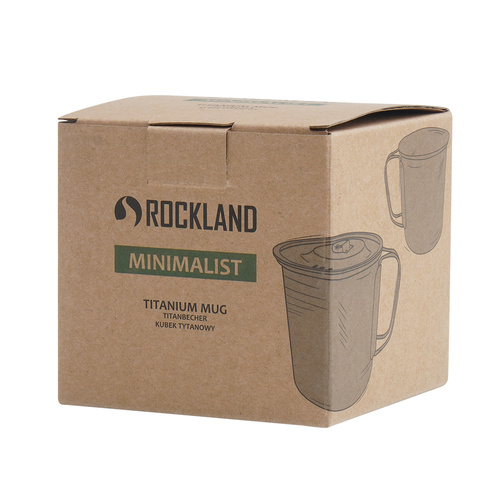 Rockland - Mug Minimalist with Lid - 600 ml - Titanium
