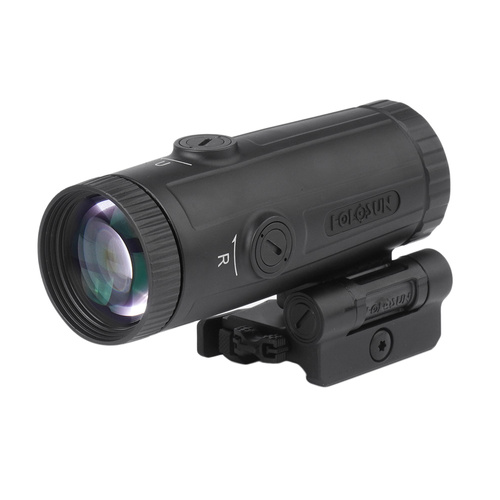 Holosun - Powiększalnik 6x Magnifier - Flip & Picatinny QD - Czarny - HM6X