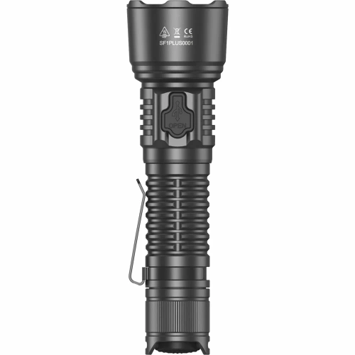 Speras - Latarka taktyczna LED EST PLUS z akumulatorem 3800 mAh - 1600 lm - Czarna - SPERAS PLUS