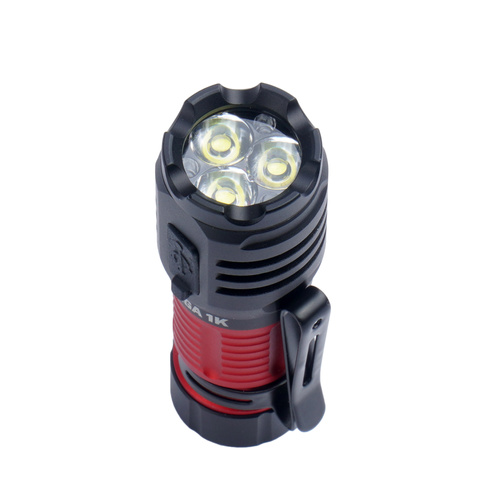Falcon Eye - Hand-Taschenlampe Omega 1K - Blitzlicht - 1000 lm - Schwarz/Rot - FHH0141