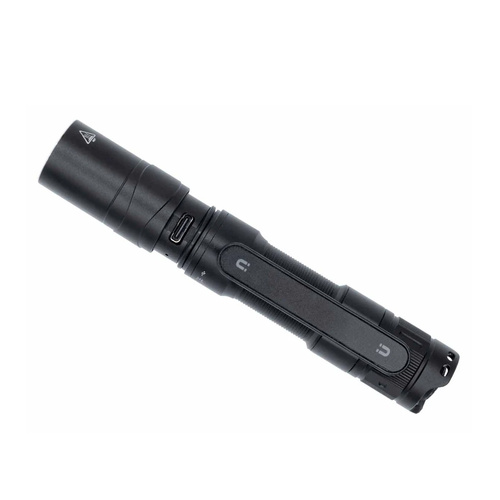 Fenix - LED-Taschenlampe LD12R mit Wiederaufladbarer Batterie - 600 lm - Schwarz - LD12R