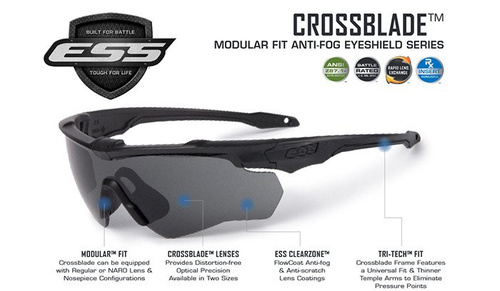 ESS - Crossblade One Smoke Gray - Przyciemniany - EE9032-08