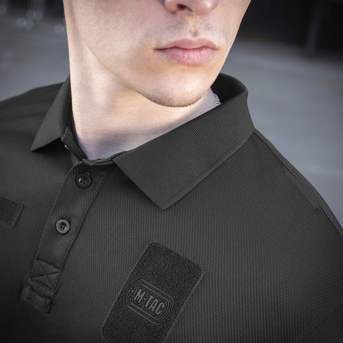 M-Tac - Koszula polo Elite Tactical Coolmax - Czarne - 80010002