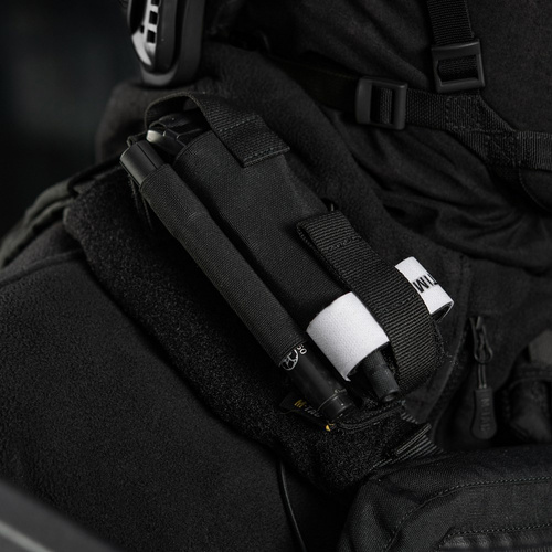 M-Tac - Kieszeń na stazę taktyczną z panelem Molle Gen. III - Czarna - 10137302