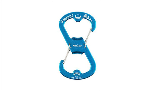 Nite Ize - Karabińczyk S-Biner Ahhh Bottle Opener - Niebieski - SBOA-03-R6
