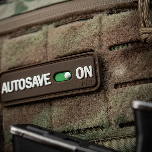 M-Tac - Morale Patch Autosave PVC - 3D - Coyote - 51116705