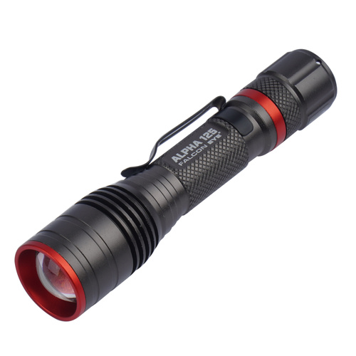 Falcon Eye - Latarka ręczna Alpha 125 - Strobe - Focus - 125 lm - Czarna - FHH0120
