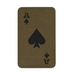 M-Tac - Militär-Patch - Ace of Spades - Ranger Green / Schwarz - 51109232