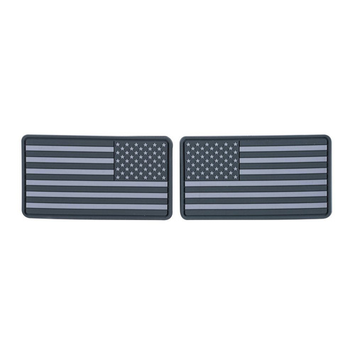Helikon - Naszywka PVC Flaga USA Duża - 2 Szt. - Szara - OD-FUL-RB-19