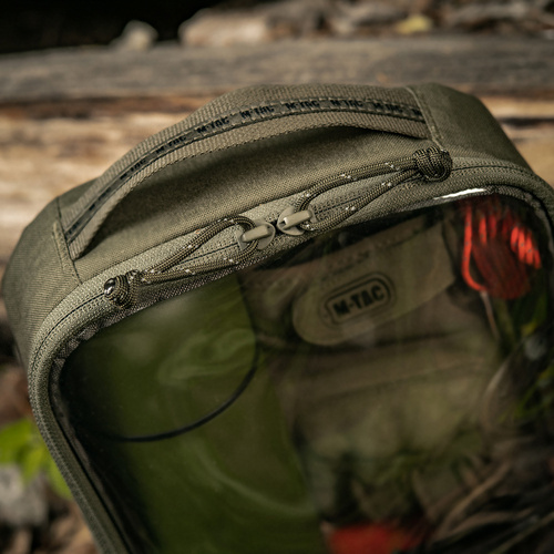 M-Tac - Elite Large Clear Pouch - 30 x 19 - Ranger Green - 10147023-L