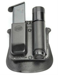 Fobus - Ładownica na magazynek 9 mm, .40 do FN, CZ, S&W i latarkę - Płetwa Roto - 6909 SF RT