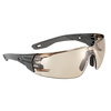 Bolle Safety - Okulary ochronne RUSH+ 2.0 - EN ISO 16321-1 - Platinum - Copper - RUSPMN30E