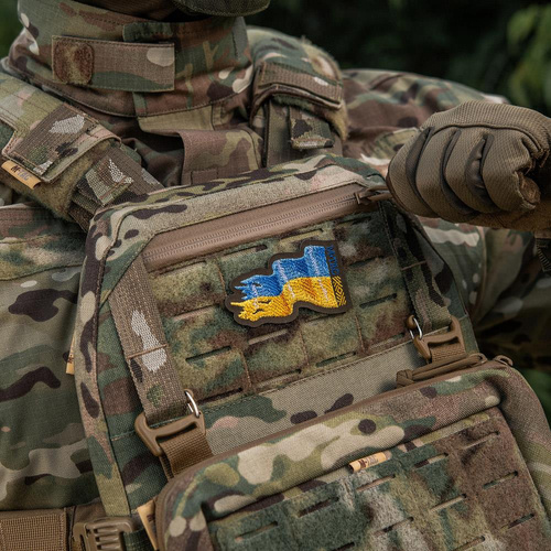 M-Tac - Ukraine Flag Patch - Embroidery - Cordura 500D - Left - Ranger Green - 51298023